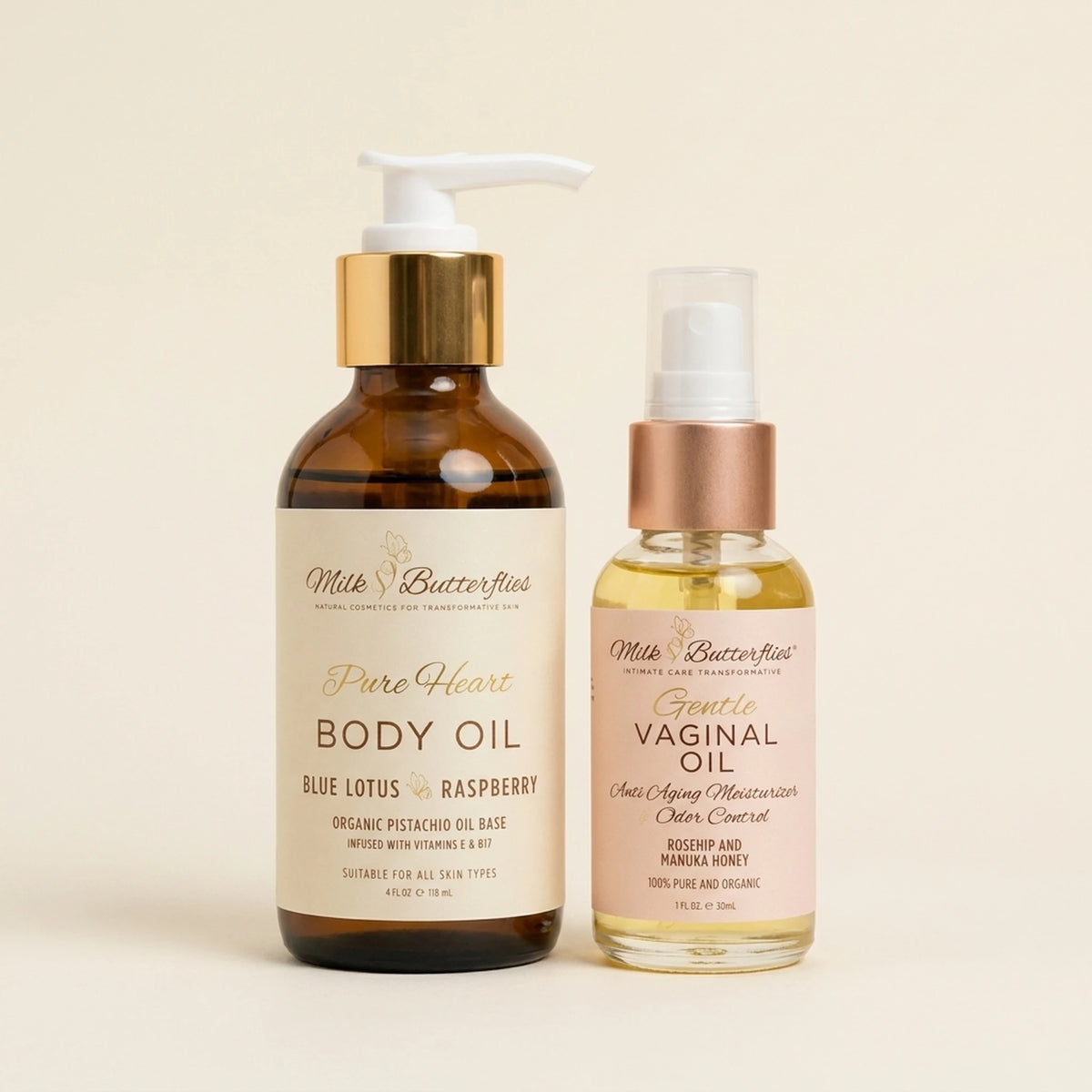 The Ritual Set: Gentle Vaginal Oil + Pure Heart Body Oil