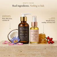 The Ritual Set: Gentle Vaginal Oil + Unforgettable Beauty Body Oil