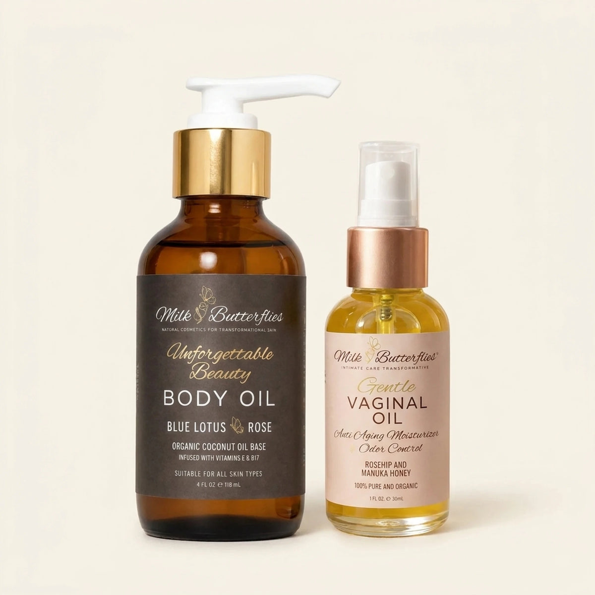 The Ritual Set: Gentle Vaginal Oil + Unforgettable Beauty Body Oil